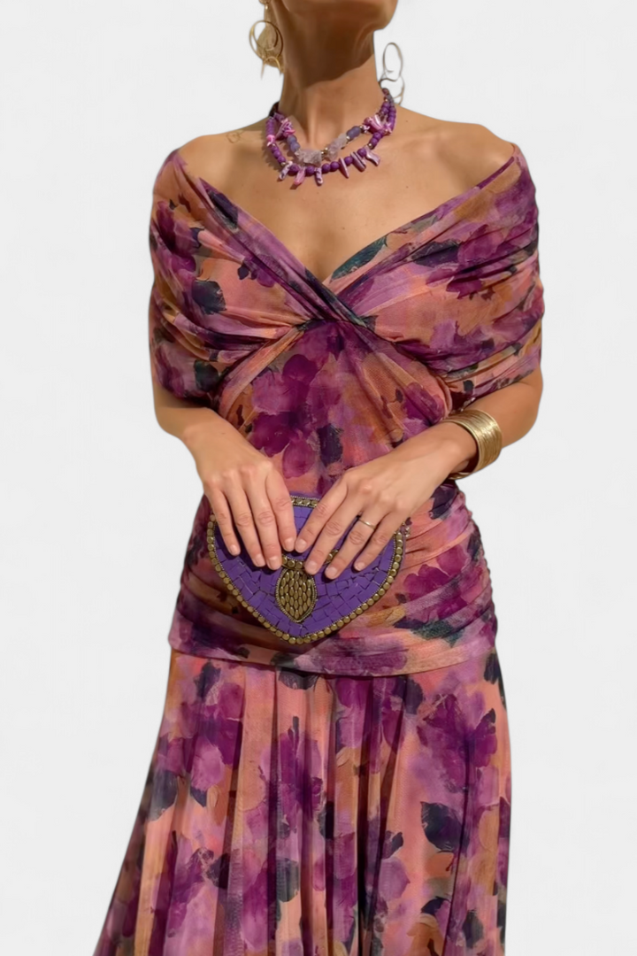 Hayden Laluna® | Elegant Dress With V-Neckline